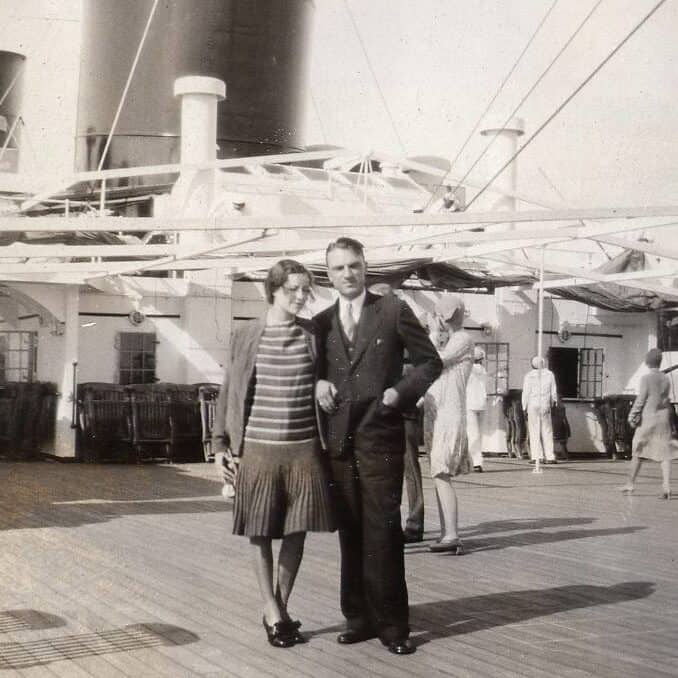 Un couple sur un bateau de croisière (1929)