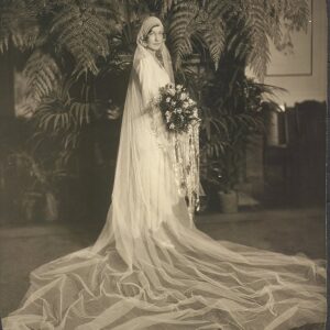 Une robe de mariée en 1929