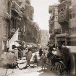 Une scène de rue à Lahore (années 1890)