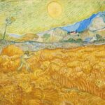 Vincent van Gogh - Champ de blé avec un faucheur (1890)