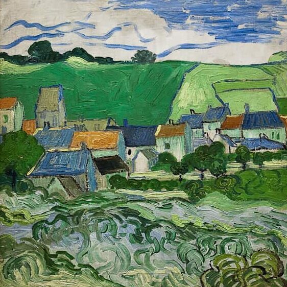 Van Gogh - Vue d'Auvers sur Oise (1890)