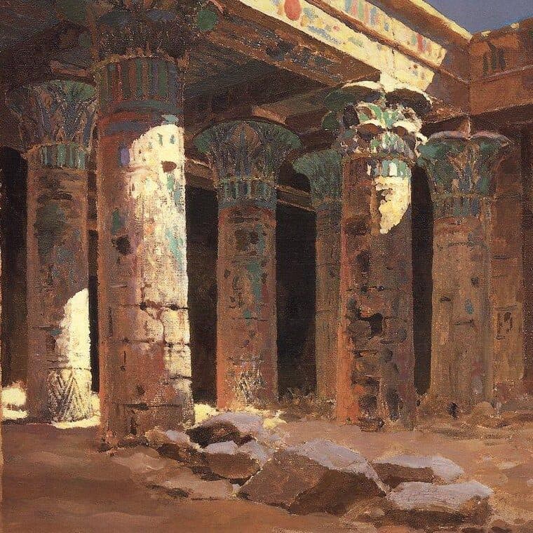 Vassili Polenov, Le temple d'Isis