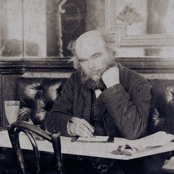 Paul Verlaine photographié par Dornac (1892)