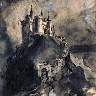 Victor Hugo, Château fort sur une colline (1847)