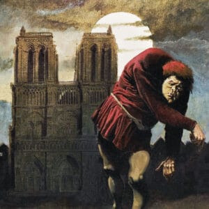 Victor Hugo, Notre-Dame de Paris - illustration avec Quasimodo