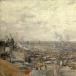 Vincent Van Gogh - Vue des toits de Paris depuis Montmartre (1886)