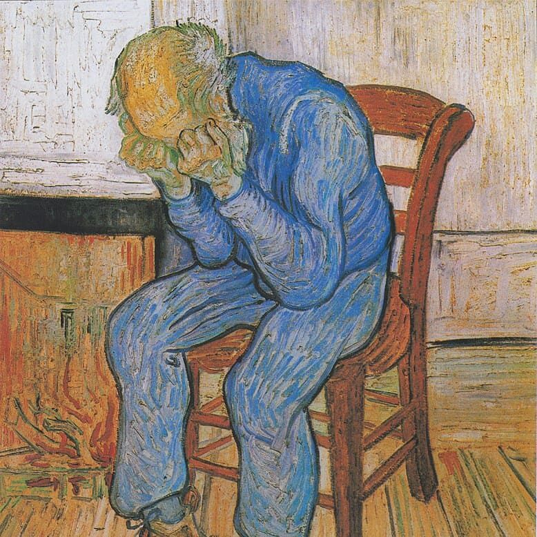 Vincent van Gogh - À la porte de l'éternité (1890)