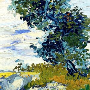 Vincent van Gogh - Chêne et pierres, Détail (Arles, début juillet 1888)