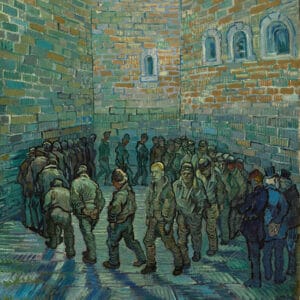 Vincent van Gogh - La Ronde des prisonniers (1890), d'après Gustave Doré