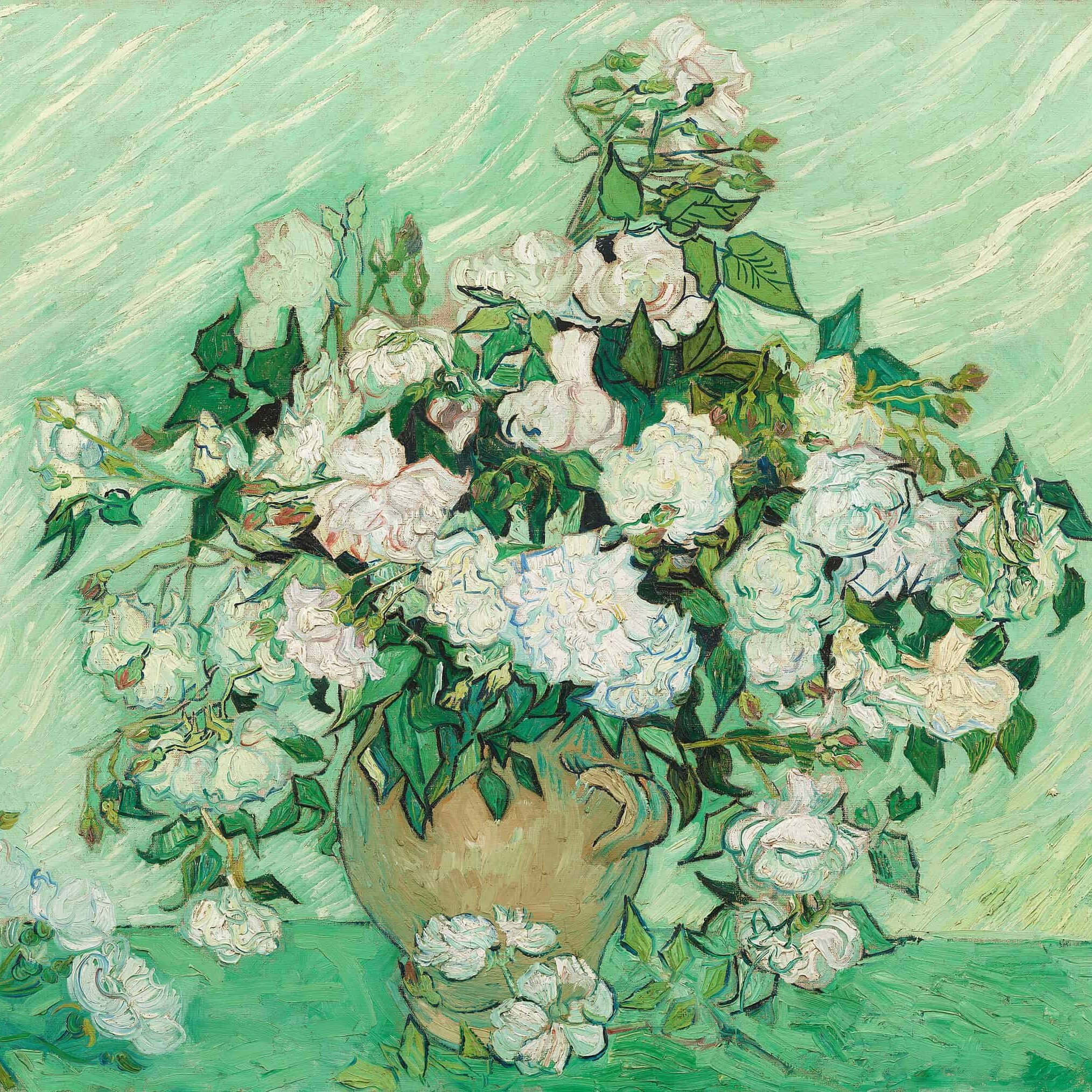 Vincent van Gogh - Roses (1890)