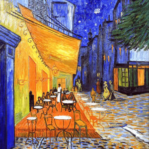 Vincent van Gogh - Terrasse du café le soir, place du forum, à Arles (septembre 1888)