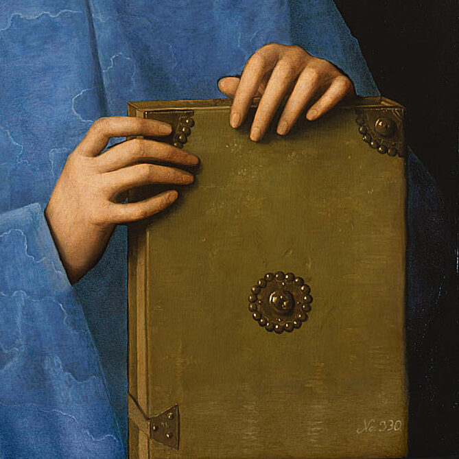 Vincenzo Catena di Biagio - Portrait d'un homme avec un livre (vers 1520)
