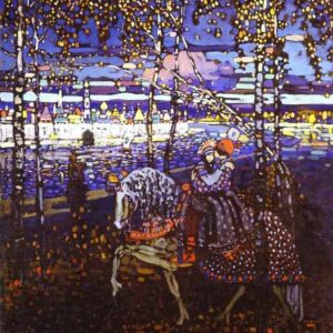 Wassily Kandinsky - Couple à cheval (1907)