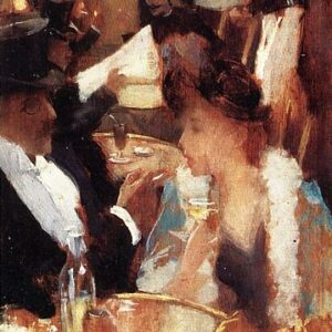 Willard Leroy Metcalf - Au café (1888)