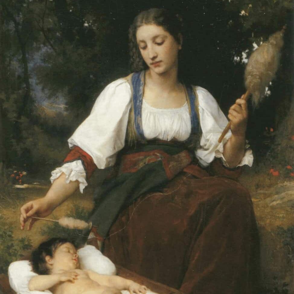 William-Adolphe Bouguereau, Berceuse (1875)