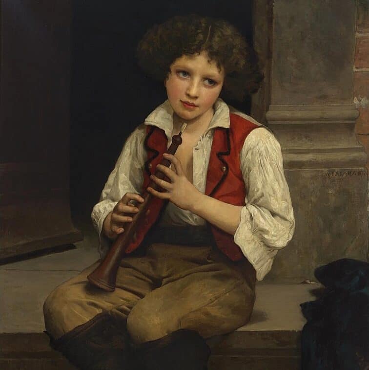William-Adolphe Bouguereau - Pifferaro (1874)