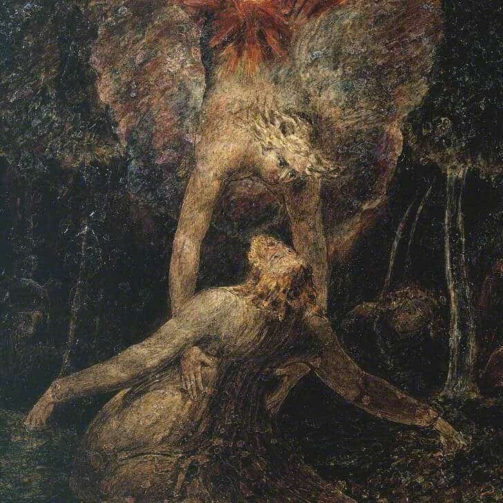 William Blake - Agonie dans le jardin (The Agony in the Garden), 1800
