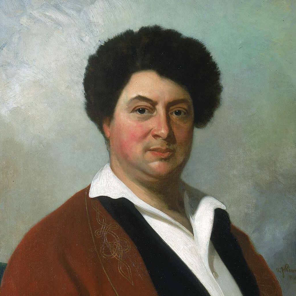 William Henry Powell - Portrait d'Alexandre Dumas (1855)