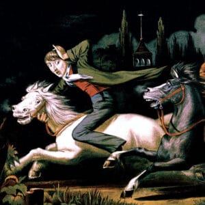 William J. Wilgus - Ichabod Crane and the Headless Horseman (1855)