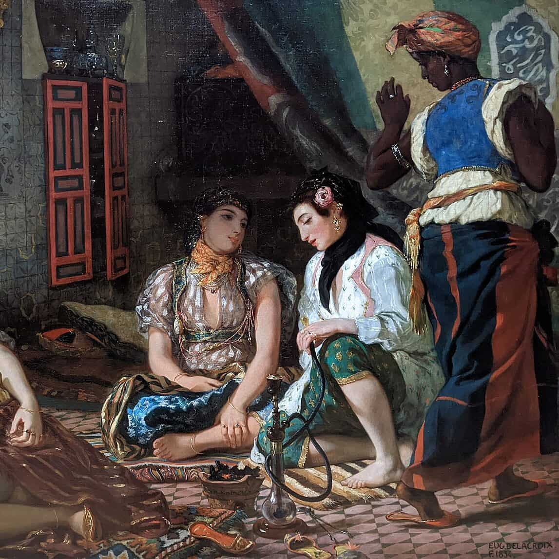 eugène delacroix femmes d'alger dans leur appartement (1833)