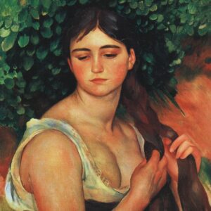 Pierre Auguste Renoir - Suzanne Valadon ou La Natte (1887)
