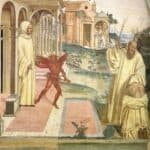 il Sodoma, Benoît exorcise un moine possédé (Monte-Oliveto)