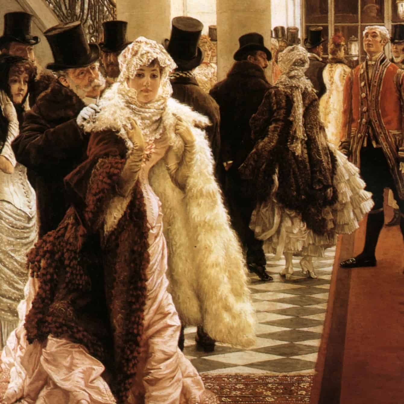 James Tissot, La Femme de la mode (La Mondaine), 1885.